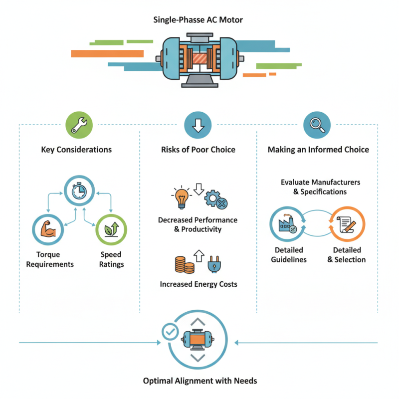 How to Choose the Right Single Phase AC Motor for Your Needs?