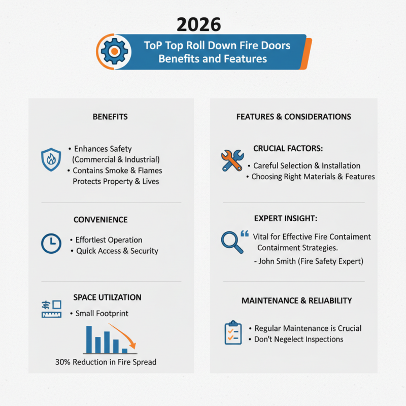 2026 Top Roll Down Fire Doors Benefits and Features?