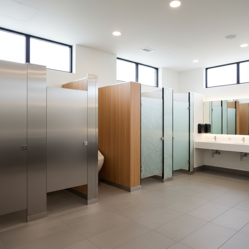 How to Choose Restroom Stall Walls for Optimal Privacy?