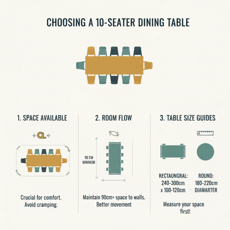 What Is the Ideal Size for a 10 Seater Dining Table in Cm?