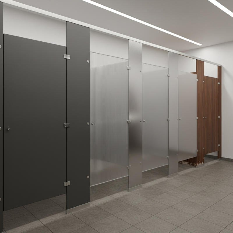 What is the Best Material for Restroom Stall Walls?