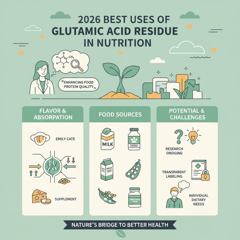 2026 Best Uses of Glutamic Acid Residue in Nutrition?