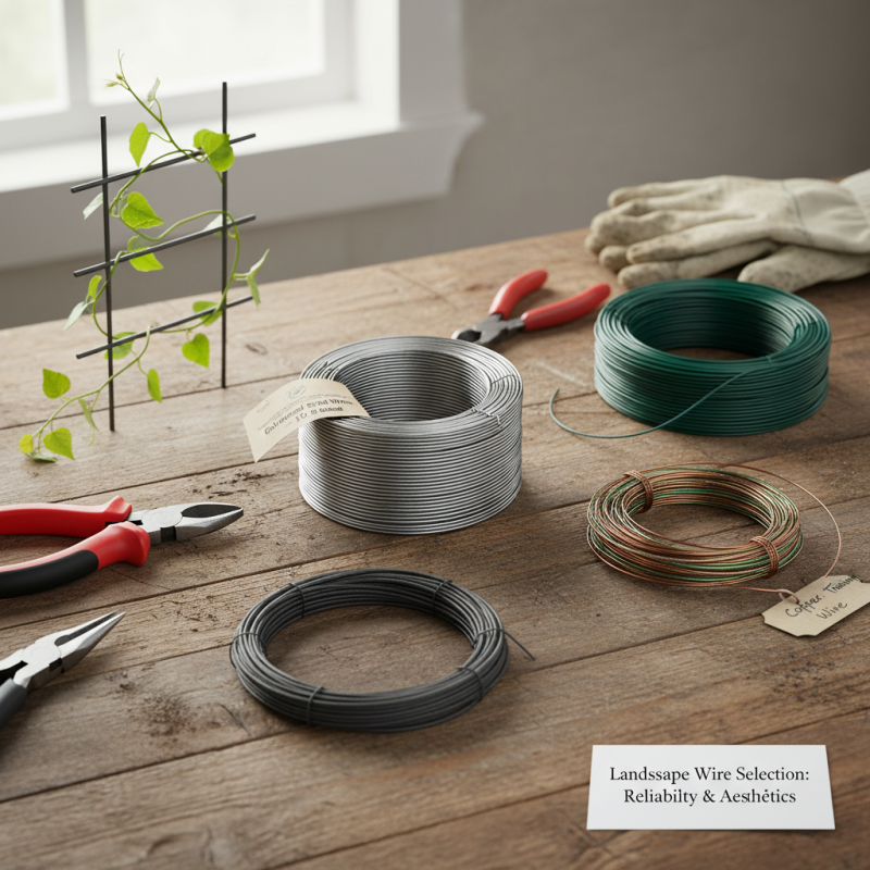 Как выбрать концертную проволоку для ландшафтного дизайна?