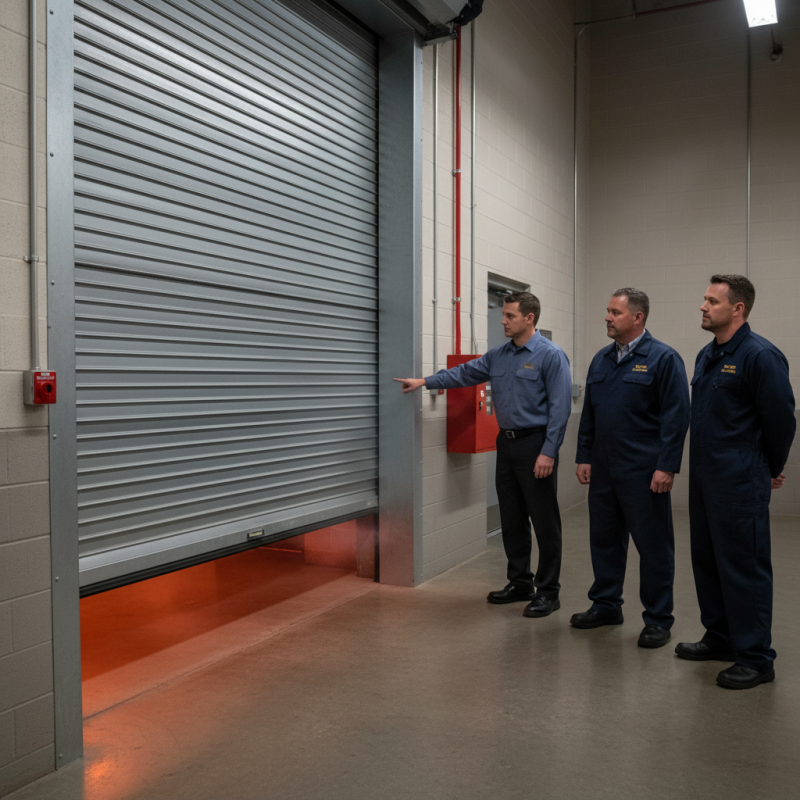 How to Properly Use Roll Down Fire Doors for Safety?
