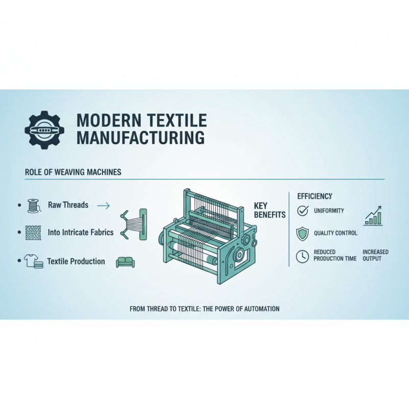 Why Is the Weaving Machine Essential for Modern Textile Production?