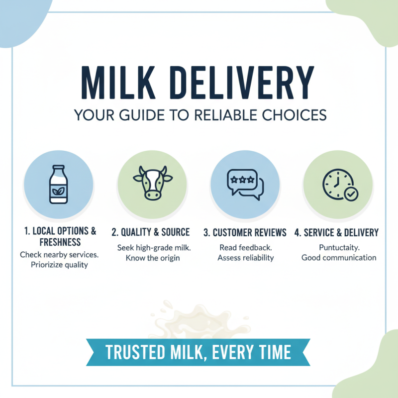 How to Get Milk Delivered to Your Home Easily?