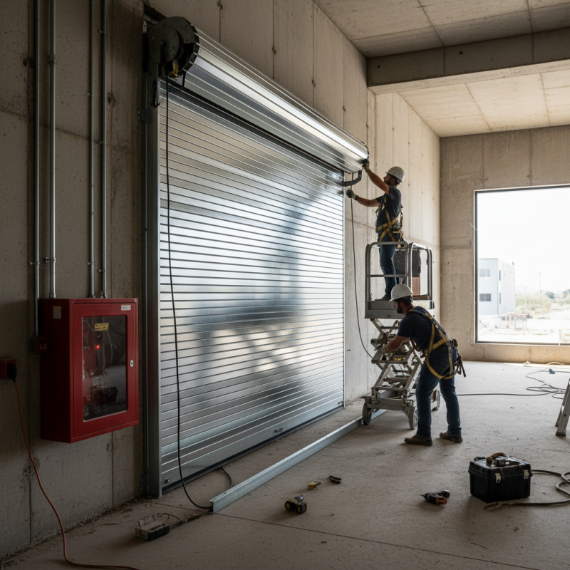 How to Install Roll Down Fire Doors Safely and Effectively?