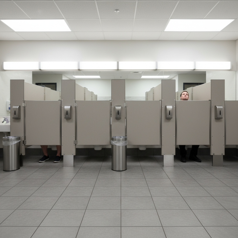 Why Are Restroom Stall Walls So Short?