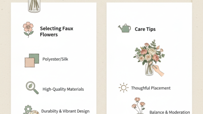 How to Choose and Care for Faux Flowers for Lasting Beauty?