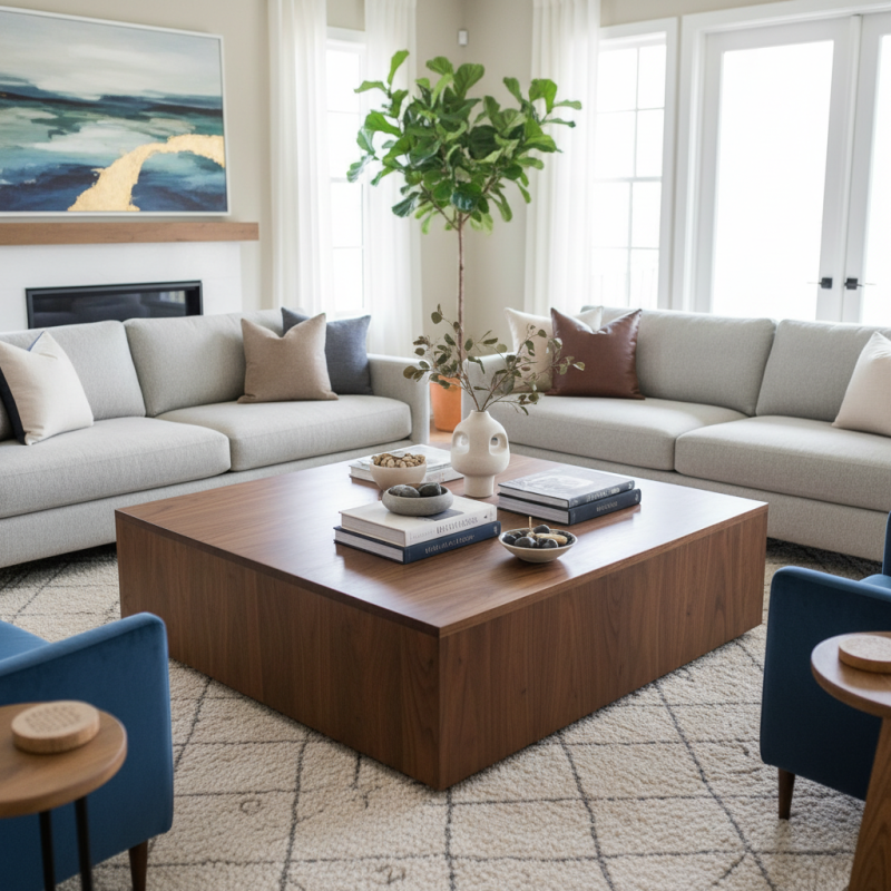 Top 10 Big Square Coffee Tables to Elevate Your Living Room Style?