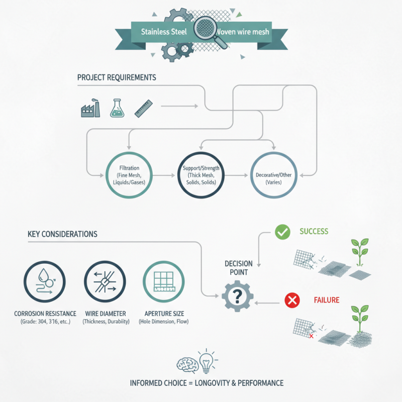 How to Choose the Right Stainless Steel Woven Wire Mesh?