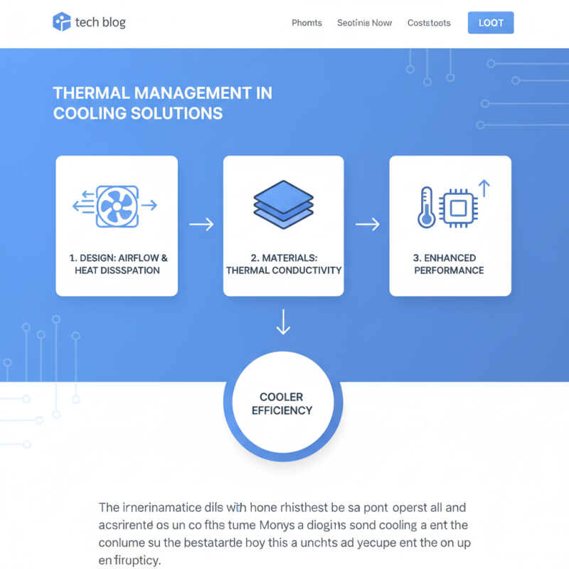 Top 10 Thermal Management Cooler Solutions for Optimal Performance?
