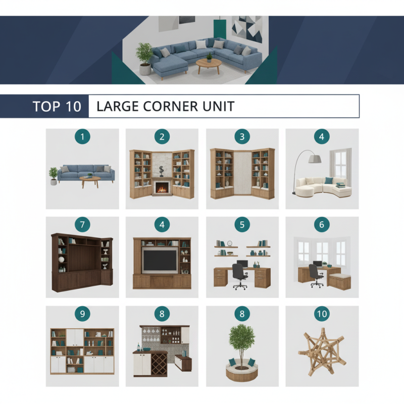 Top 10 Large Corner Unit Ideas for Your Living Space?