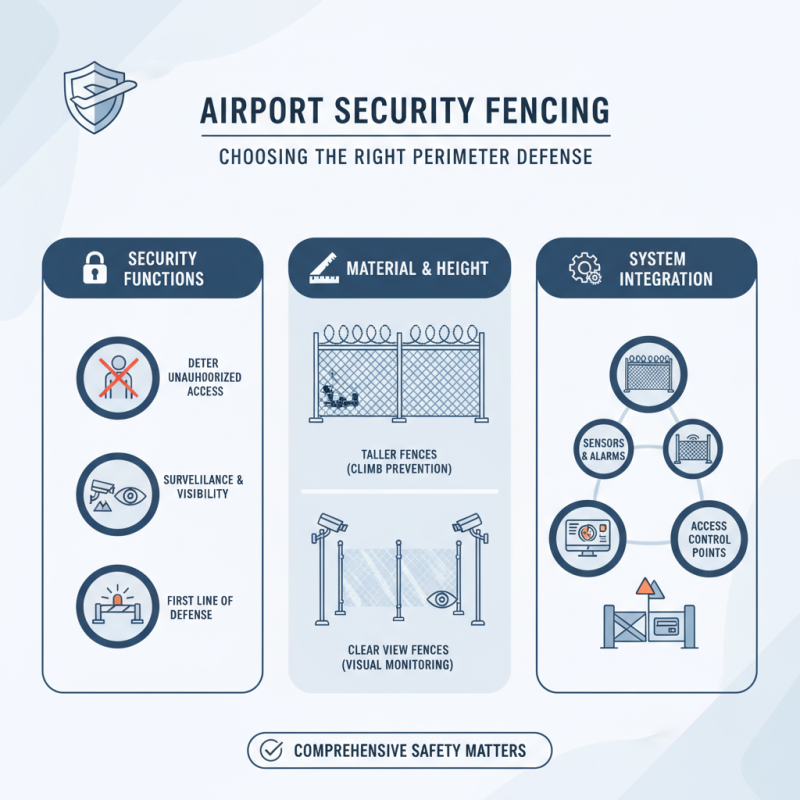 How to Choose the Right Airport Fence for Security?