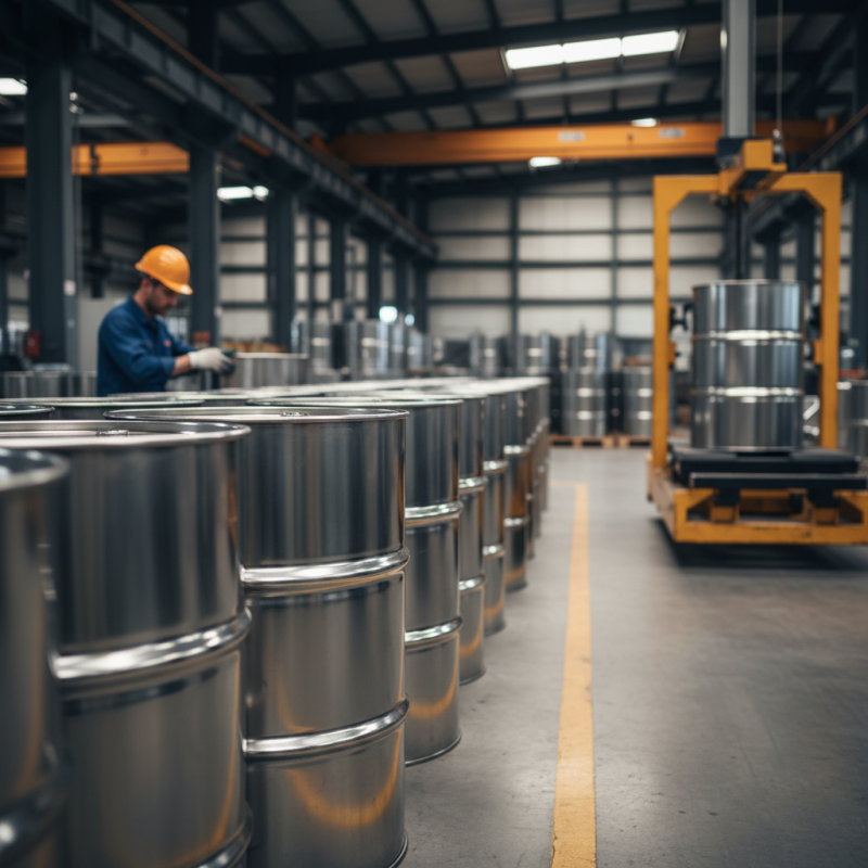 Top Benefits of Using Stainless Steel Drums for Industrial Applications?