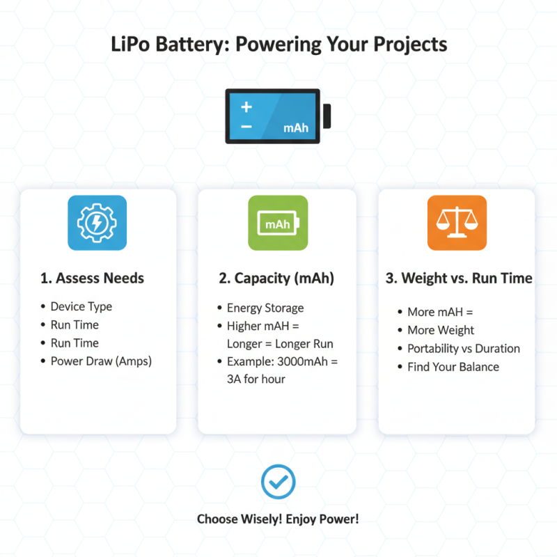 How to Choose the Right Lithium Polymer Battery for Your Needs?
