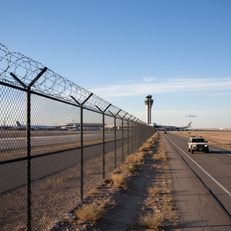 Best Airport Fence Options for Maximum Security?