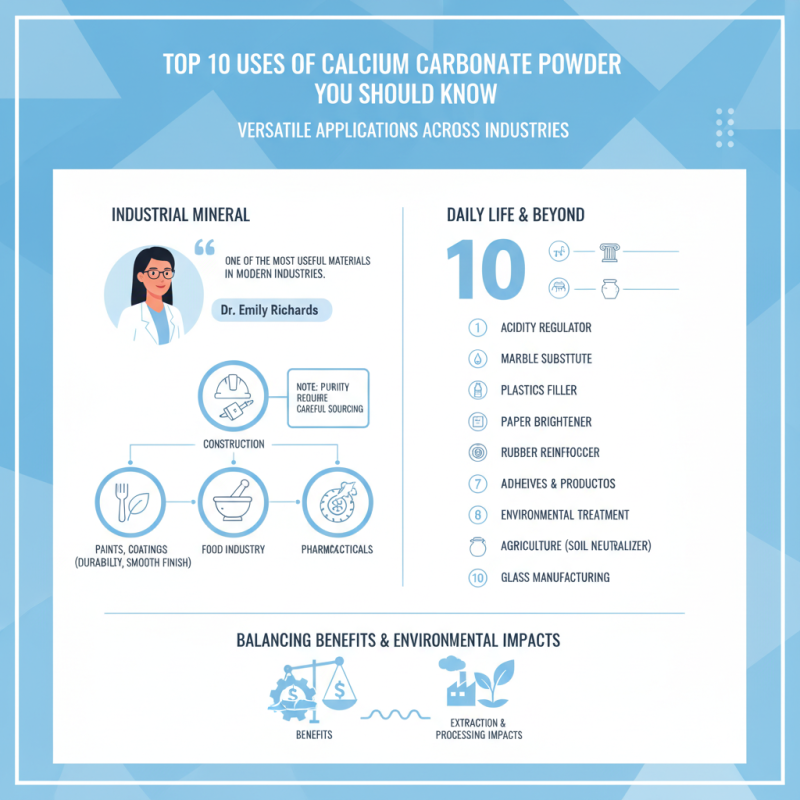 Top 10 Uses of Calcium Carbonate Powder You Should Know?