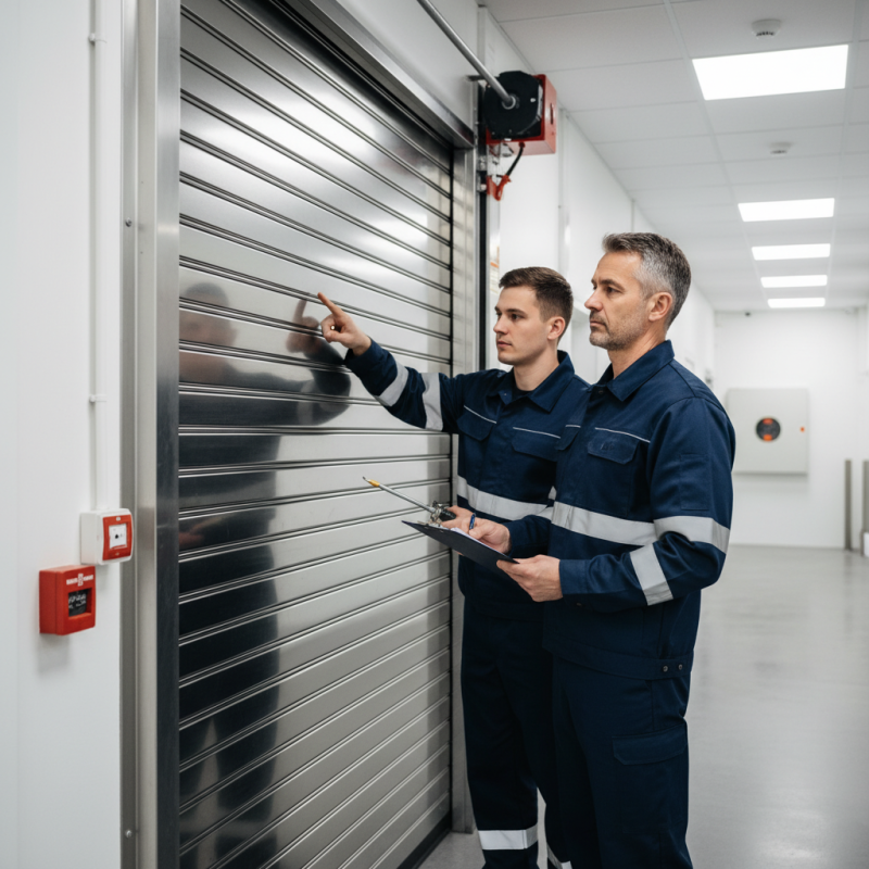 How to Maintain Roll Down Fire Doors for Safety and Compliance?