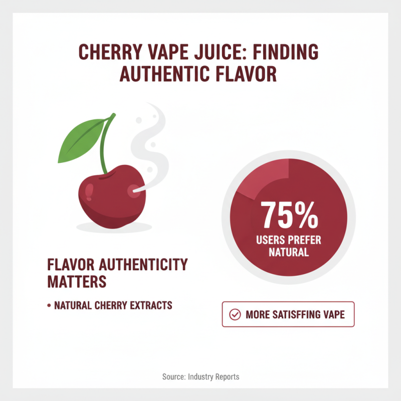 Why Choose Cherry Vape Juice for a Flavorful Experience?