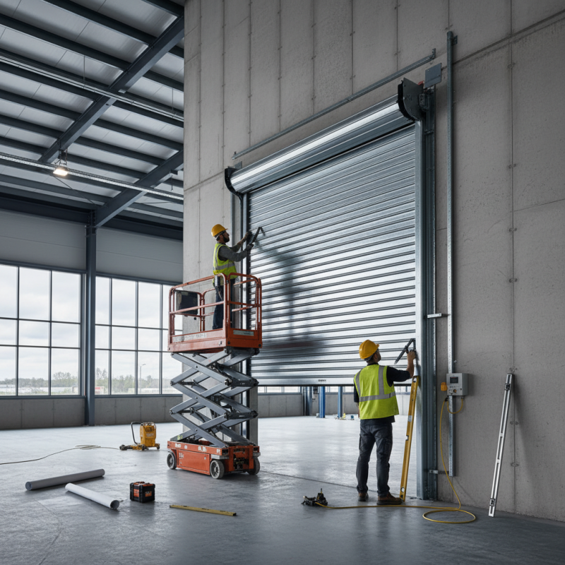 How to Install Roll Down Fire Doors Effectively?