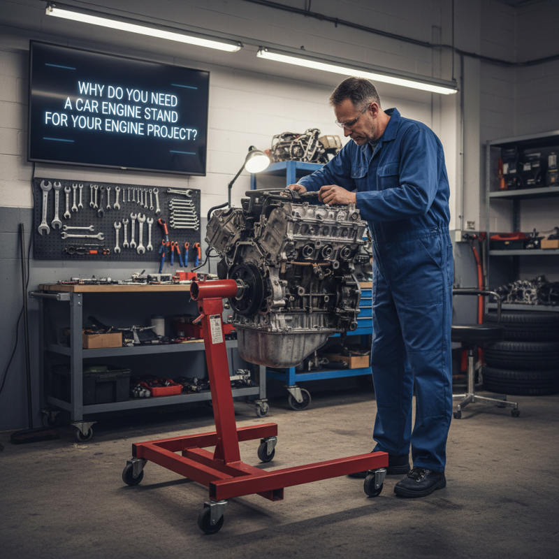 Why Do You Need a Car Engine Stand for Your Engine Project?