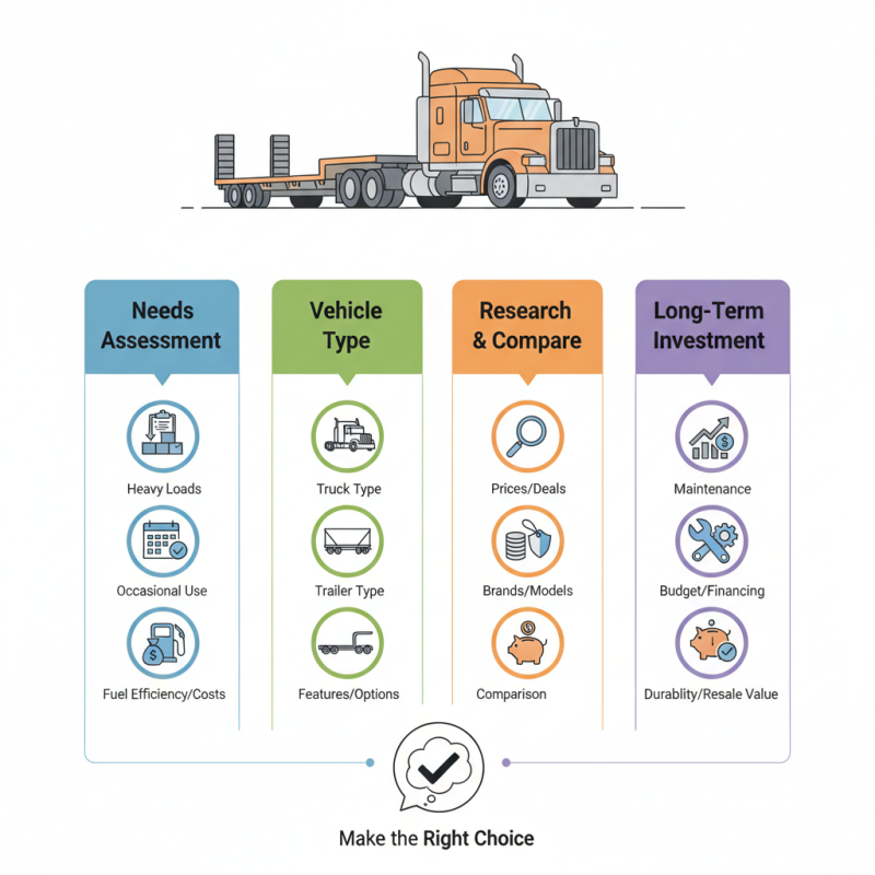 Top Tips for Buying a Truck and Trailer for Sale