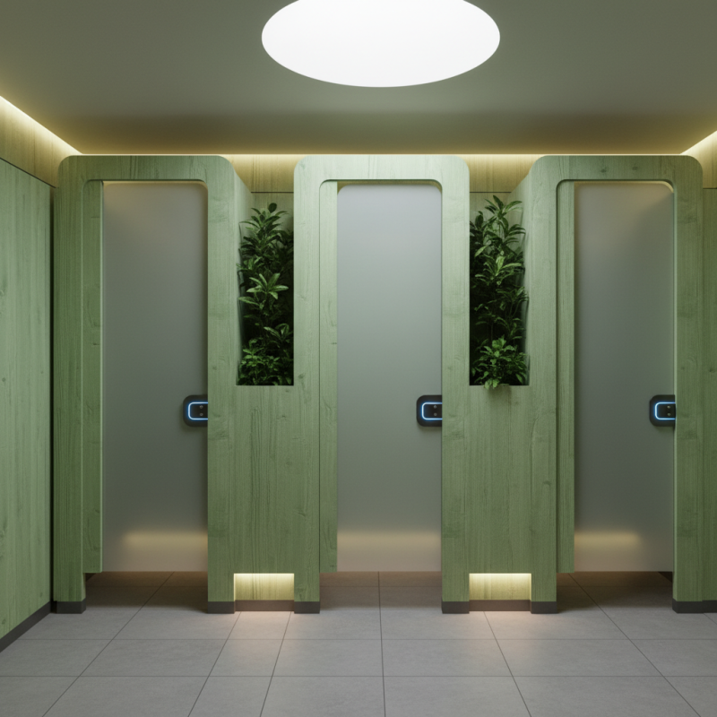 Top Trends in Restroom Stall Walls Design for 2026?