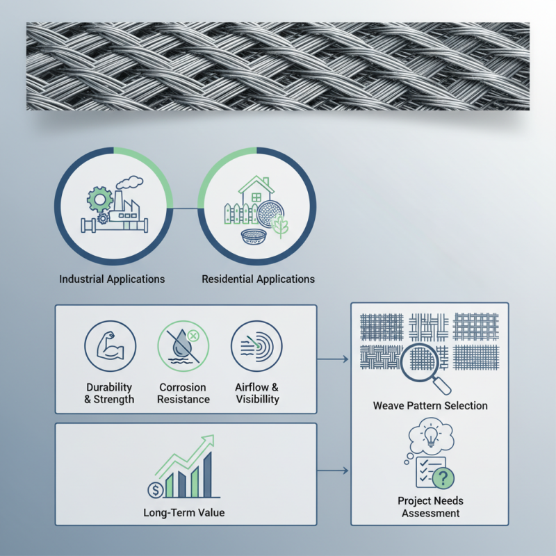 Why Choose Stainless Steel Woven Wire Mesh for Your Projects?