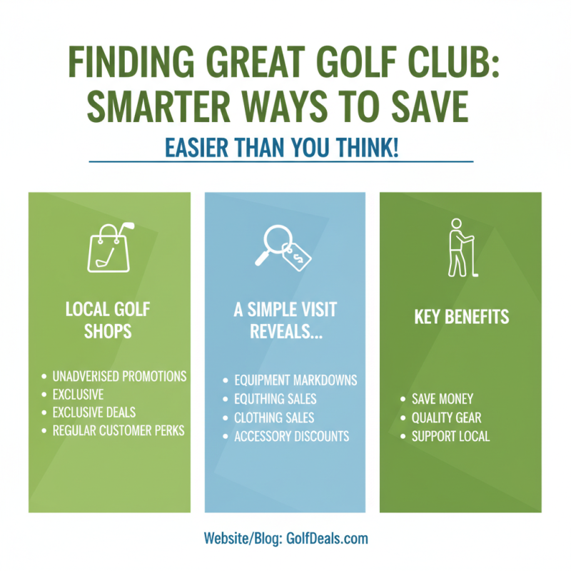 What is the Best Way to Find Golf Club Discounts?