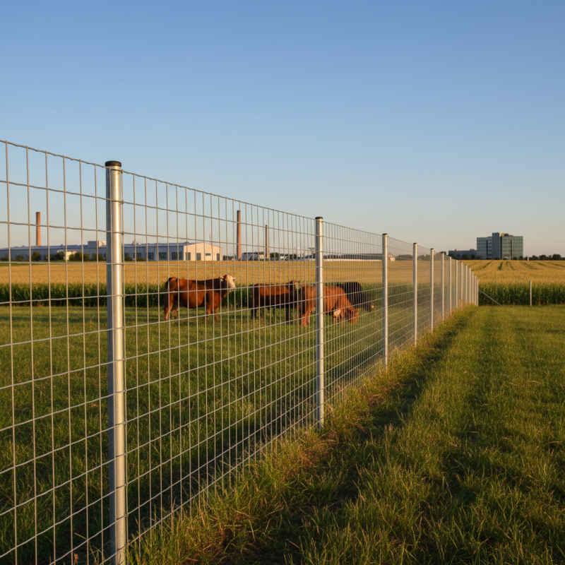 What is steel wire mesh fencing and how is it used?