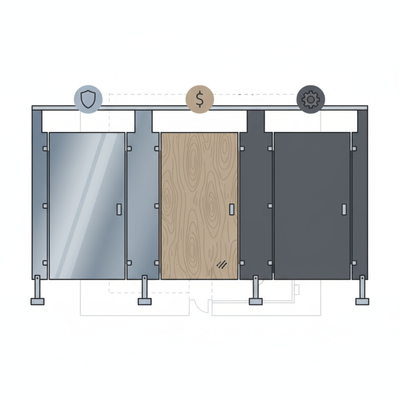 What are the Best Materials for Restroom Stall Walls?