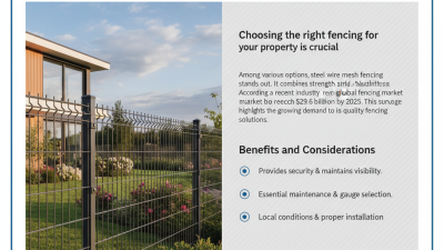 How to Choose Steel Wire Mesh Fencing for Your Property?