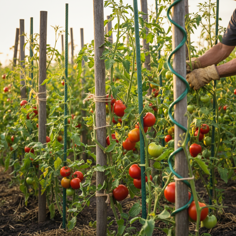2026 Best Tomato Stakes for Your Garden Growth and Support?