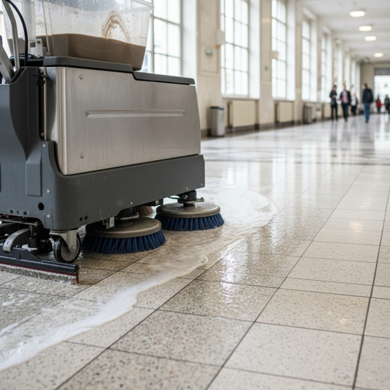 What is a Tile Floor Scrubber and How Does It Work?