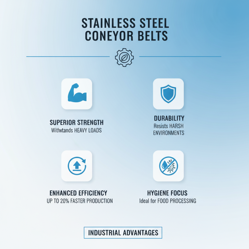 Top Benefits of Stainless Steel Conveyor Belt for Industrial Applications