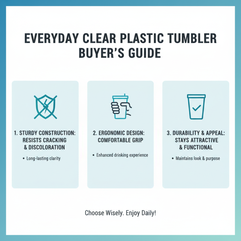 2026 Best Clear Plastic Tumbler for Your Everyday Use and Enjoyment?