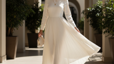 How to Style a Pleated Floor Length Dress for Any Occasion?