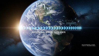 Какова скорость передачи данных Земли на экваторе?