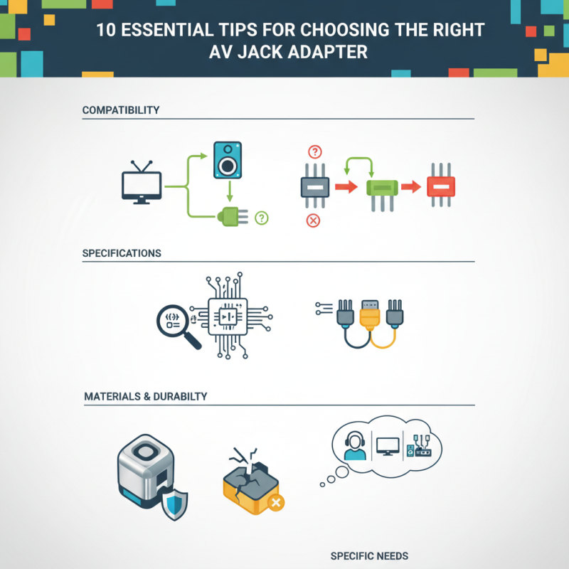 10 Essential Tips for Choosing the Right Av Jack Adapter?