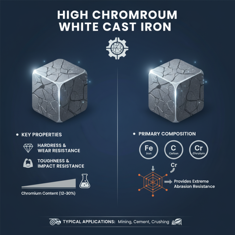 What is High Chromium White Cast Iron and its Applications?