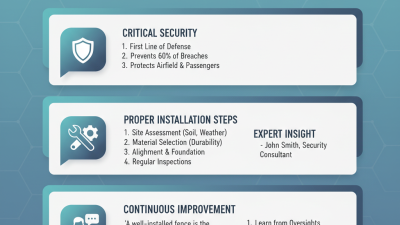How to Install an Airport Fence Properly?