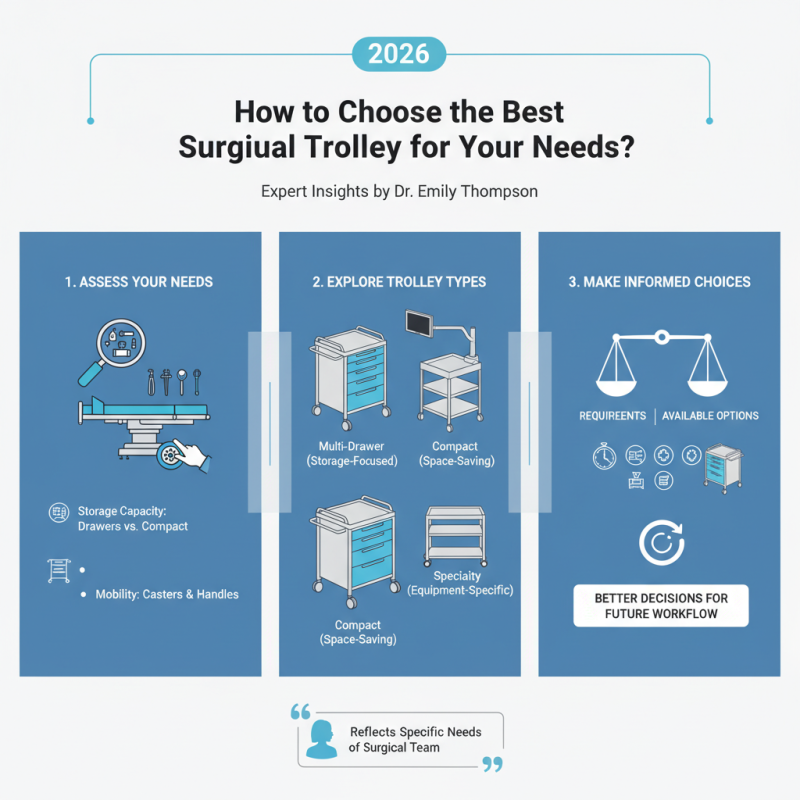 2026 How to Choose the Best Surgical Trolley for Your Needs?