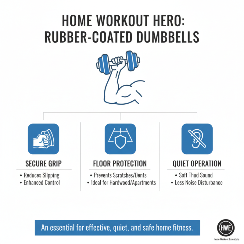 Why Choose Rubber Coated Dumbbells for Your Home Gym?