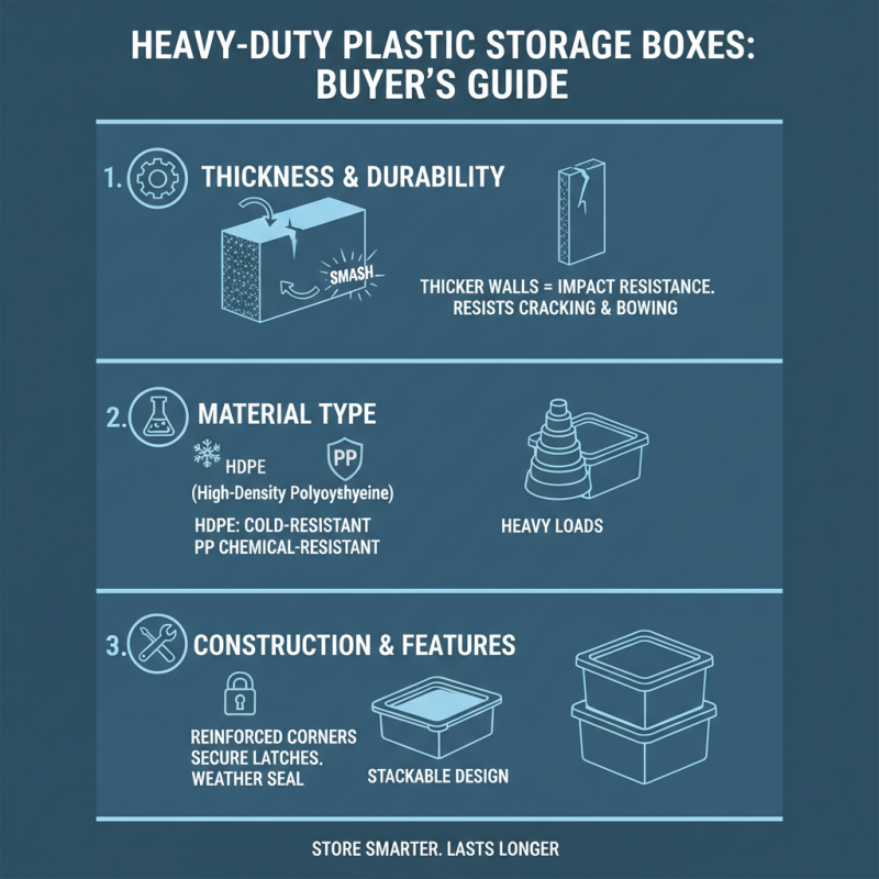 How to Choose the Best Heavy Duty Plastic Storage Boxes for Your Needs?