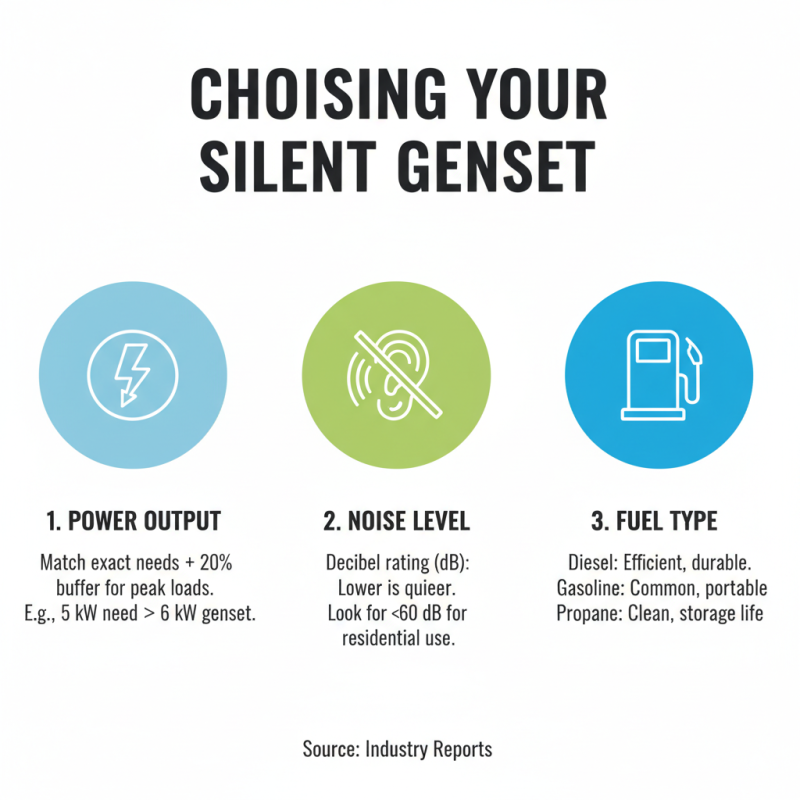 How to Choose the Right Silent Genset for Your Power Needs?