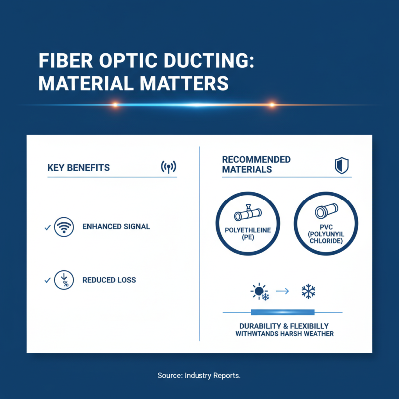 How to Install Fibre Optic Ducting for Optimal Performance?