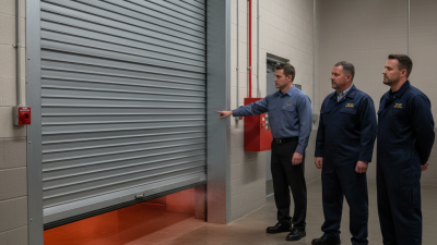 How to Properly Use Roll Down Fire Doors for Safety?