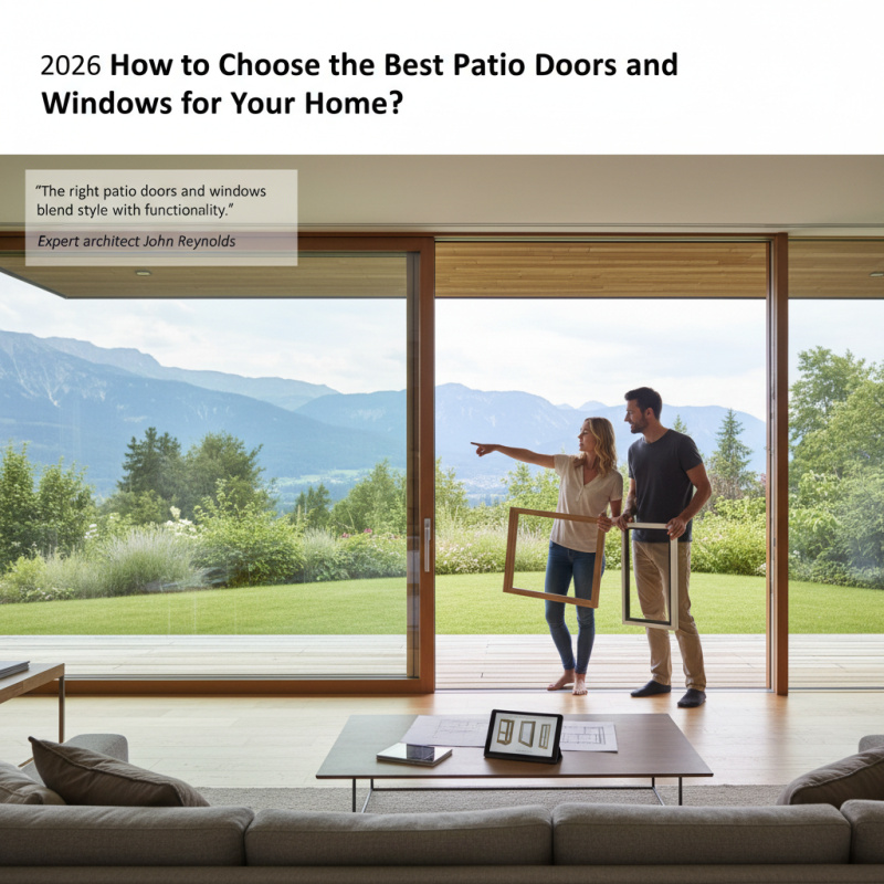 2026 How to Choose the Best Patio Doors and Windows for Your Home?