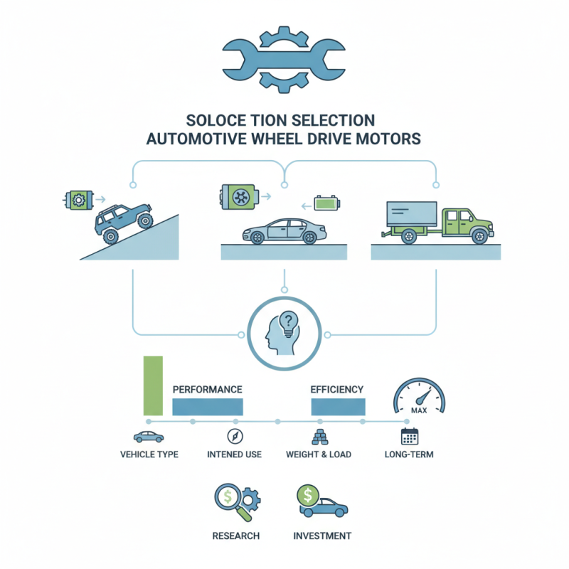 How to Choose the Right Wheel Drive Motor for Your Vehicle?